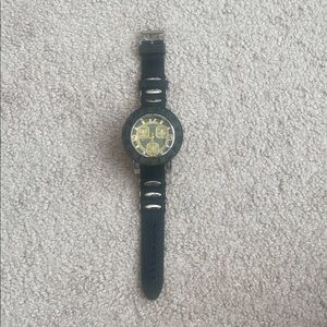 Black and Gold Watch